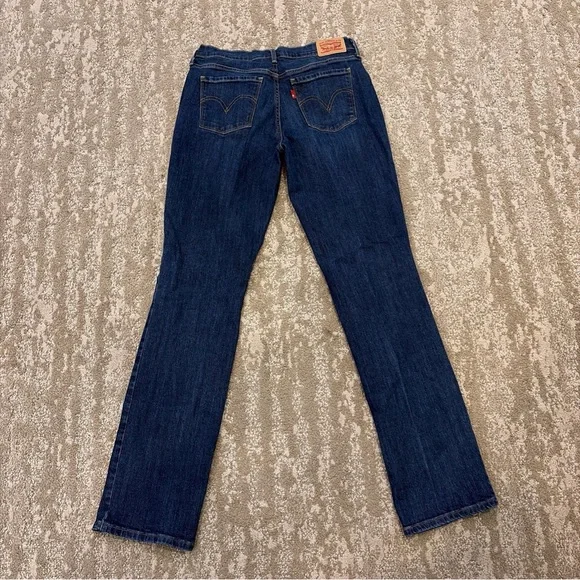 Womens Levi’s 505 Jeans Straight Leg Long Tall Stretch Size 6 (28Wx34L) - Picture 8 of 14